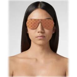 Philipp Plein - Target Monogram Collection - Metal and Mirrored Red - Sunglasses - Philipp Plein Eyewear - Avvenice