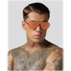Philipp Plein - Target Monogram Collection - Metal and Mirrored Red - Sunglasses - Philipp Plein Eyewear - Avvenice