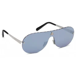 Philipp Plein - Target Studded Collection - Steel and Blue Flash - Sunglasses - Philipp Plein Eyewear - Avvenice