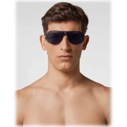 Philipp Plein - Target Studded Collection - Black and Smoke - Sunglasses - Philipp Plein Eyewear - Avvenice