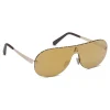 Philipp Plein - Target Studded Collection - Brown Gold Mirrored - Sunglasses - Philipp Plein Eyewear - Avvenice