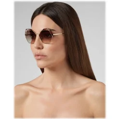 Philipp Plein - Vlinder Collection - Gold Brown - Sunglasses - Philipp Plein Eyewear - Avvenice