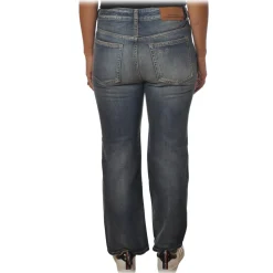 Pinko - Brigitta Bootcut Ripped Jeans - Medium Denim - Trousers - Made in Italy - Luxury Exclusive Collection - Avvenice