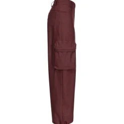 Pinko - Cargo Prince of Wales Pattern - Bordeaux - Trousers - Made in Italy - Luxury Exclusive Collection - Avvenice