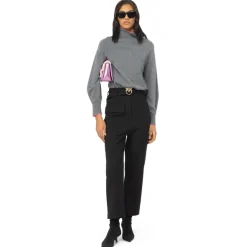 Pinko - Cargo Trousers in Technical Fabric - Black - Trousers - Made in Italy - Luxury Exclusive Collection - Avvenice