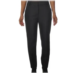 Pinko - Cigarette Trousers Bello80 Pleated - Black - Trousers - Made in Italy - Luxury Exclusive Collection - Avvenice