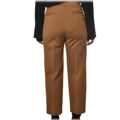 Pinko - Classic Trousers Ghibli6 in Fabric Stitch - Camel - Trousers - Made in Italy - Luxury Exclusive Collection - Avvenice