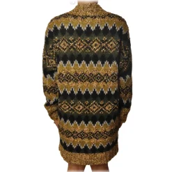 Pinko - Densista Dress in Jaquard Boucle Knit - Yellow/green/Black - Dress - Made in Italy - Luxury Exclusive Collection - Avvenice