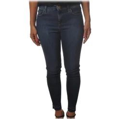 Pinko - Five-Pocket Jeans Sabrina10 Slim Fit - Dark Denim - Trousers - Made in Italy - Luxury Exclusive Collection - Avvenice