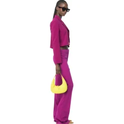 Pinko - Flare Trousers - Fuchsia - Trousers - Made in Italy - Luxury Exclusive Collection - Avvenice