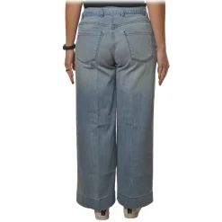 Pinko - Jeans Peggy4 with Logo Denim Belt - Light Blue - Trousers - Made in Italy - Luxury Exclusive Collection - Avvenice