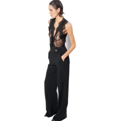 Pinko - Lace Bustier Vest - Black - Top - Made in Italy - Luxury Exclusive Collection - Avvenice