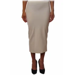 Pinko - Longuette Skirt Zonzoli3 Calf Length - White - Skirt - Made in Italy - Luxury Exclusive Collection - Avvenice