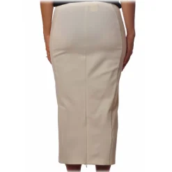 Pinko - Longuette Skirt Zonzoli3 Calf Length - White - Skirt - Made in Italy - Luxury Exclusive Collection - Avvenice