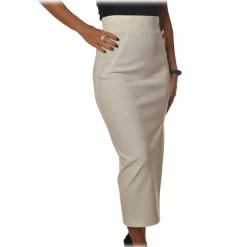 Pinko - Lounguette Skirt Goffredo Wallet Model - White - Skirt - Made in Italy - Luxury Exclusive Collection - Avvenice