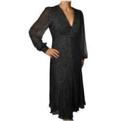 Pinko - Midi Dress Giovanni in Devorè Fabric - Black/White/Gray - Dress - Made in Italy - Luxury Exclusive Collection - Avvenice