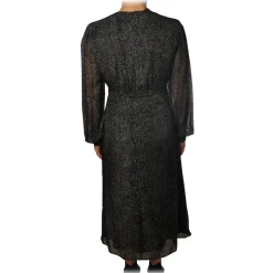 Pinko - Midi Dress Giovanni in Devorè Fabric - Black/White/Gray - Dress - Made in Italy - Luxury Exclusive Collection - Avvenice