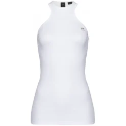 Pinko - Milleraies Cotton Tank Top with Logo - White - Top - Made in Italy - Luxury Exclusive Collection - Avvenice