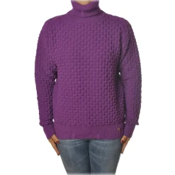 Pinko - Nuvolosita Long Sleeve High Neck Pullover - Violet - Sweater - Made in Italy - Luxury Exclusive Collection - Avvenice