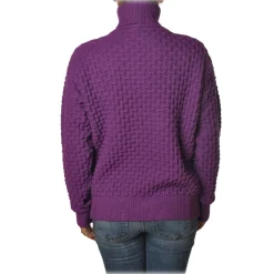 Pinko - Nuvolosita Long Sleeve High Neck Pullover - Violet - Sweater - Made in Italy - Luxury Exclusive Collection - Avvenice
