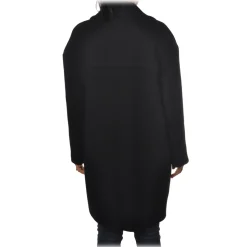 Pinko - Oversized Coat Acarigua in Wool - Black - Jacket - Made in Italy - Luxury Exclusive Collection - Avvenice