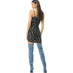 Pinko - Polka Dot Pattern Sheath Dress - Black - Dress - Made in Italy - Luxury Exclusive Collection - Avvenice