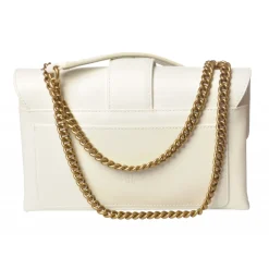 Pinko - Quilted Bag Love Mini Soft with Chain and Logo - White - Bag - Made in Italy - Luxury Exclusive Collection - Avvenice