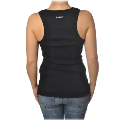 Pinko - Rowing Top Vasco7 in Cotton - Black - Top - Made in Italy - Luxury Exclusive Collection - Avvenice