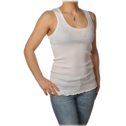 Pinko - Rowing Top Vasco7 in Cotton - White - Top - Made in Italy - Luxury Exclusive Collection - Avvenice