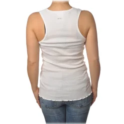 Pinko - Rowing Top Vasco7 in Cotton - White - Top - Made in Italy - Luxury Exclusive Collection - Avvenice