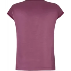 Pinko - Satin Fabric T-shirt Blouse - Bordeaux - Top - Made in Italy - Luxury Exclusive Collection - Avvenice