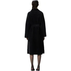 Pinko - Short Faux Fur Long Coat - Black - Jackets - Made in Italy - Luxury Exclusive Collection - Avvenice