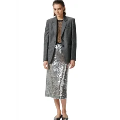 Pinko - Single Breasted Salt and Pepper Blazer - Grey - Jackets - Made in Italy - Luxury Exclusive Collection - Avvenice