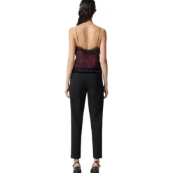 Pinko - Spotted Animal Print Short Top - Black/Pink - Top - Made in Italy - Luxury Exclusive Collection - Avvenice