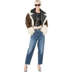 Pinko - Straight Jeans with Belt - Blue - Trousers - Made in Italy - Luxury Exclusive Collection - Avvenice