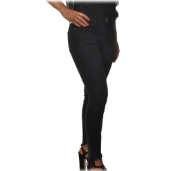 Pinko - Stretch Trousers Sabrina3 Slim Fit - Black Denim - Trousers - Made in Italy - Luxury Exclusive Collection - Avvenice