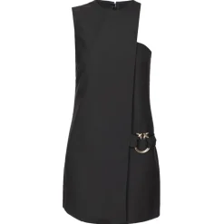 Pinko - Swallow Detail Dress - Black - Dress - Made in Italy - Luxury Exclusive Collection - Avvenice