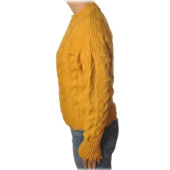 Pinko - Sweater Chianti with Braid - Yellow - Sweater - Made in Italy - Luxury Exclusive Collection - Avvenice