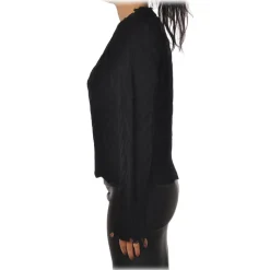 Pinko - Sweater Chianti with Braid - Black - Sweater - Made in Italy - Luxury Exclusive Collection - Avvenice