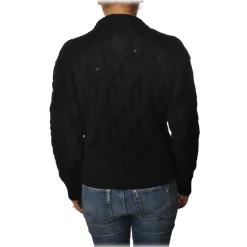 Pinko - Sweater Etiope Soft Fit Shaded Effect - Black/Gold - Sweater - Made in Italy - Luxury Exclusive Collection - Avvenice