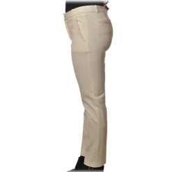 Pinko - Trousers Bello88 Cigarette Model Middle Waist - White - Trousers - Made in Italy - Luxury Exclusive Collection - Avvenice