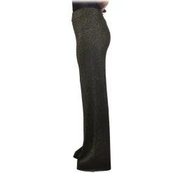 Pinko - Trousers Canada Wide Leg in Lurex Knit - Grey - Trousers - Made in Italy - Luxury Exclusive Collection - Avvenice