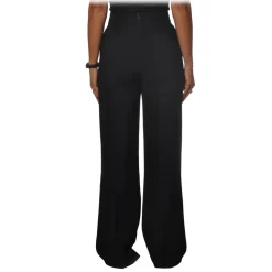 Pinko - Trousers Sbozzare3 Wide Leg and High Waist - Black - Trousers - Made in Italy - Luxury Exclusive Collection - Avvenice