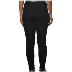 Pinko - Union Leggings with Lambskin Insert - Black - Trousers - Made in Italy - Luxury Exclusive Collection - Avvenice