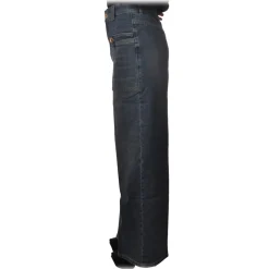 Pinko - Wide Leg Jeans Parker1 with Rectangular Pockets - Dark Denim - Trousers - Made in Italy - Luxury Exclusive Collection - Avvenice