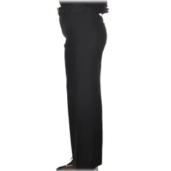 Pinko - Wide Leg Trousers Peggy 9 - Black - Trousers - Made in Italy - Luxury Exclusive Collection - Avvenice
