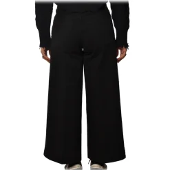 Pinko - Wide Leg Trousers Peggy 9 - Black - Trousers - Made in Italy - Luxury Exclusive Collection - Avvenice