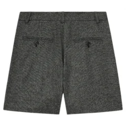Pinko - Wool Flannel Tailoring Shorts - Grey - Trousers - Made in Italy - Luxury Exclusive Collection - Avvenice