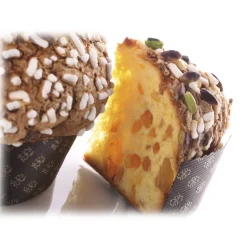 Pistì - Artisan Panettone with Pistachio, Pineapple and Apricot - Hand Wrapped Artisan Panettone - Avvenice