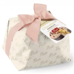 Pistì - Artisan Panettone with Almonds - Hand Wrapped Artisan Panettone - 1000 g - Avvenice